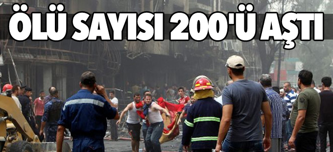 IŞİD'in Bağdat saldırısında 'ölü sayısı 200'ü aştı'