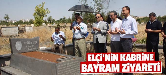 Tahir Elçi'nin kabrine bayram ziyareti