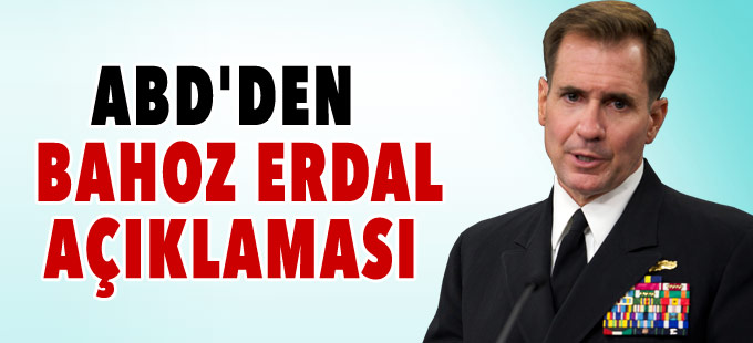 ABD'den Bahoz Erdal açıklaması