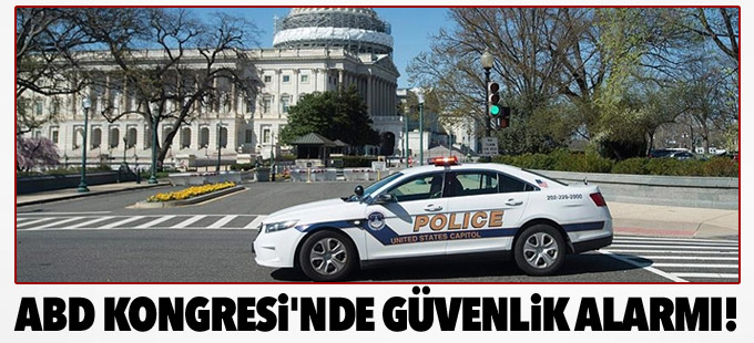ABD Kongresi'nde güvenlik alarmı!