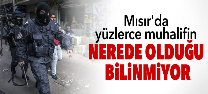 Af Örgütü: Mısır'da yüzlerce muhalifin nerede olduğu bilinmiyor