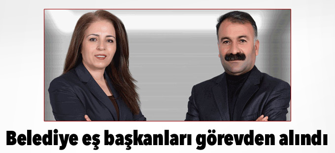 Mazıdağı belediye eş başkanları görevden alındı