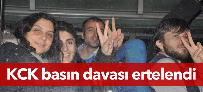 KCK basın davası ertelendi