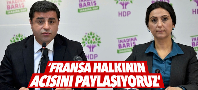 Yüksekdağ ve Demirtaş: Saldırıyı kınıyoruz