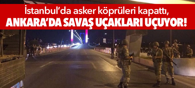 Boğaziçi Köprüsü ve FSM trafiğe kapatıldı