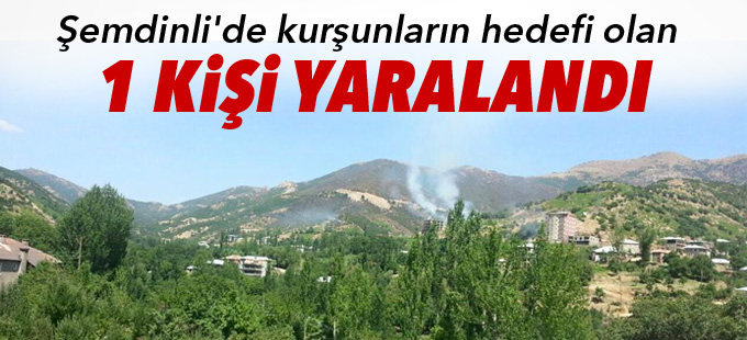 Şemdinli'de kurşunların hedefi olan 1 kişi yaralandı