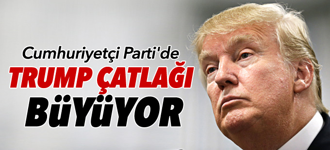 Cumhuriyetçi Parti'de Trump çatlağı büyüyor