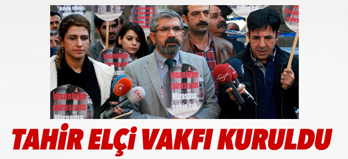 Londra’da Tahir Elçi İnsan Hakları Vakfı kuruldu