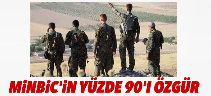 Minbic'ın yüzde 90'ı özgür