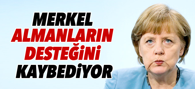 Merkel Almanların desteğini kaybediyor