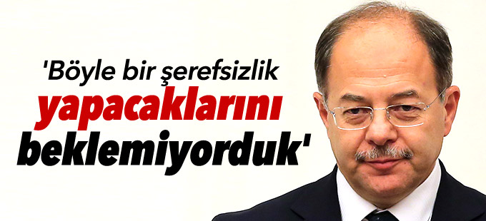 Bakan Akdağ: 'Böyle bir şerefsizlik yapacaklarını beklemiyorduk'
