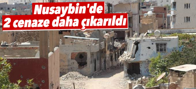 Nusaybin'de 2 cenaze daha çıkarıldı