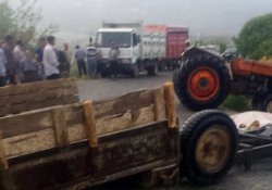 Mersin'de traktör kazası: 1 ölü