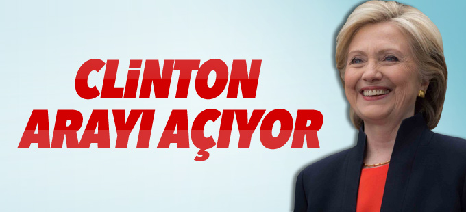 Clinton arayı açıyor