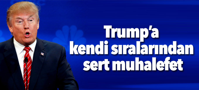Trump’a kendi sıralarından sert muhalefet