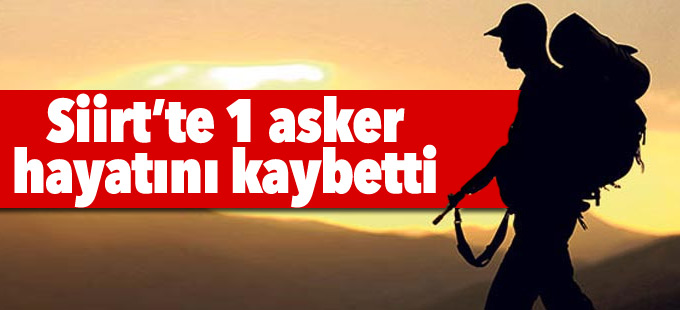 Siirt'te zırhlı araç devrildi: 1 asker hayatını kaybetti, 2 yaralı