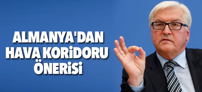 Almanya'dan Halep'e hava koridoru önerisi