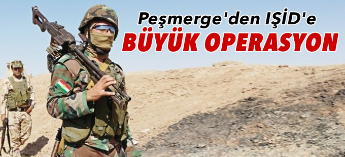 Peşmerge'den IŞİD'e büyük operasyon