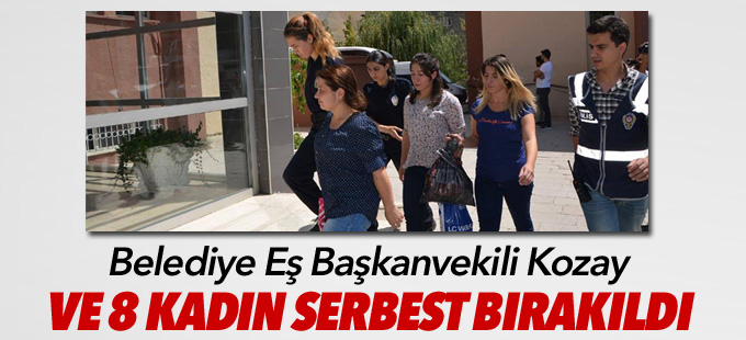 Belediye Eş Başkanvekili ve 8 kadın serbest bırakıldı