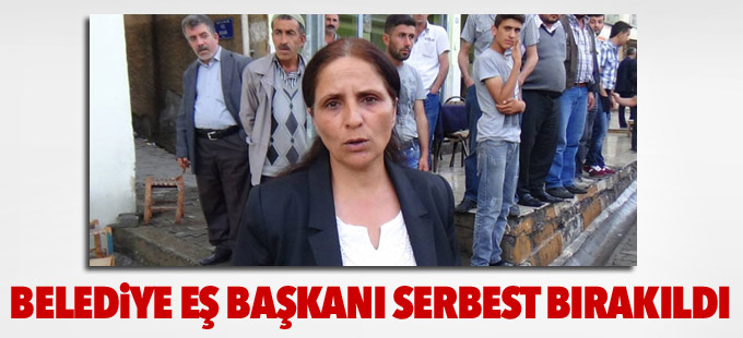 Kulp Belediye Eş Başkanı serbest bırakıldı