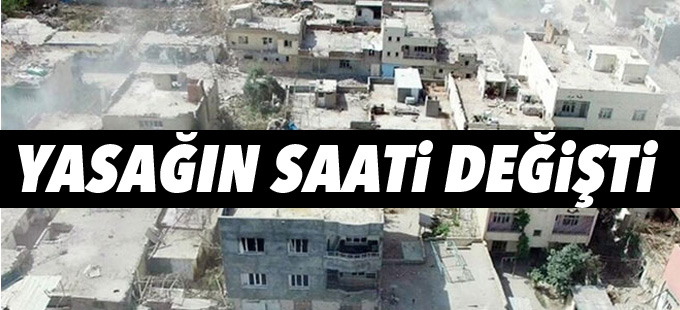 Nusaybin’de sokağa çıkma yasağının saatleri değiştirildi