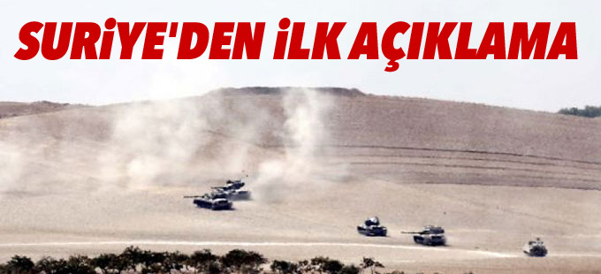 Suriye Dışişleri: Tankların sınırı geçmesi egemenliğimizin ihlali