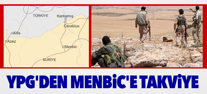 YPG'den Menbic'e takviye