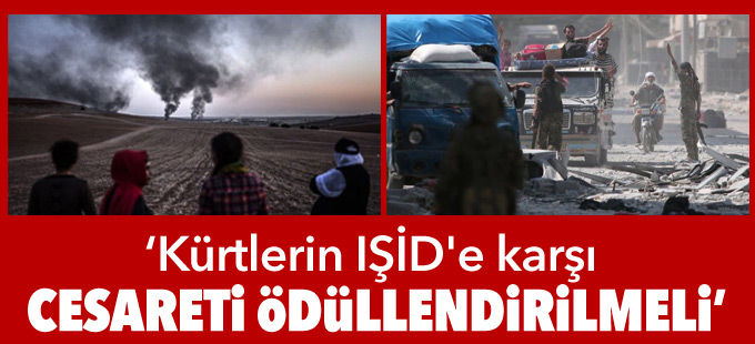 Daily Telegraph yazarı: Kürtlerin IŞİD'e karşı cesareti ödüllendirilmeli
