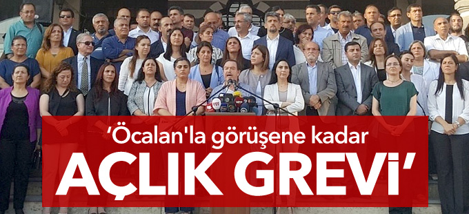 Kürt siyasetinden süresiz açlık grevi kararı