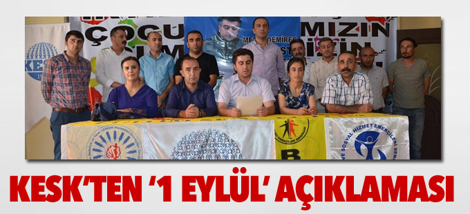 Hakkari KESK’ten '1 Eylül açıklaması'