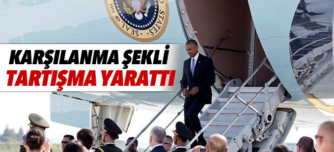 Obama'nın karşılanması tartışma yarattı