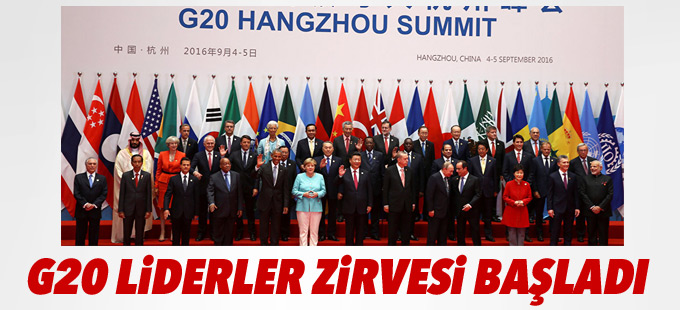 G20 Liderler Zirvesi başladı