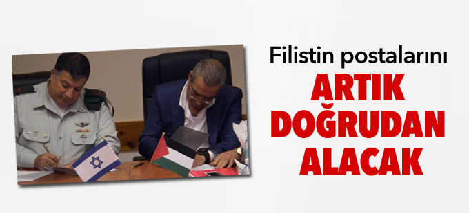 Filistin postalarını artık doğrudan alacak