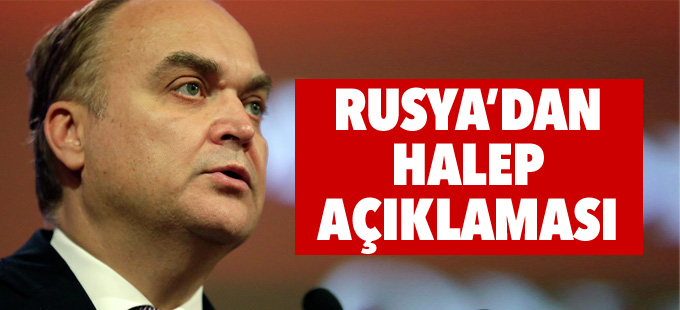 Rusya: BM'nin Halep inisiyatifi için güvenlik garantisi gerekli