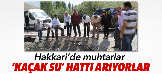 Muhtarlar su kaçakçılarına savaş açtı