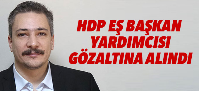 HDP Eş Başkan Yardımcısı Altınörs gözaltına alındı