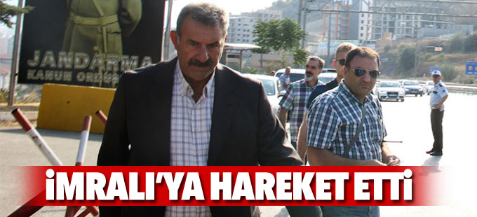 Mehmet Öcalan İmralı’ya hareket etti