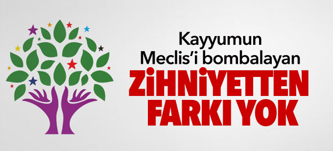 HDP: Kayyumun Meclis’i bombalayan zihniyetten farkı yok