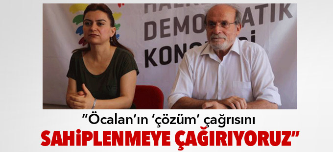 HDK: Öcalan’ın ‘çözüm’ çağrısını sahiplenmeye çağırıyoruz