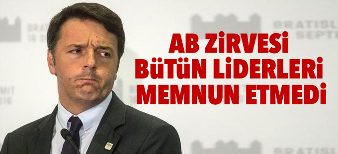 AB zirvesi bütün liderleri memnun etmedi