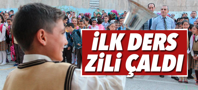 İlk ders zili çaldı