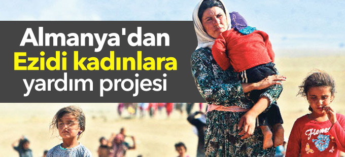Almanya'dan Ezidi kadınlara yardım projesi