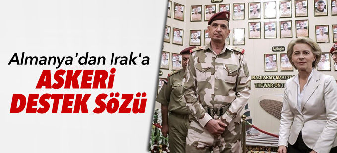 Almanya'dan Irak'a askeri destek sözü
