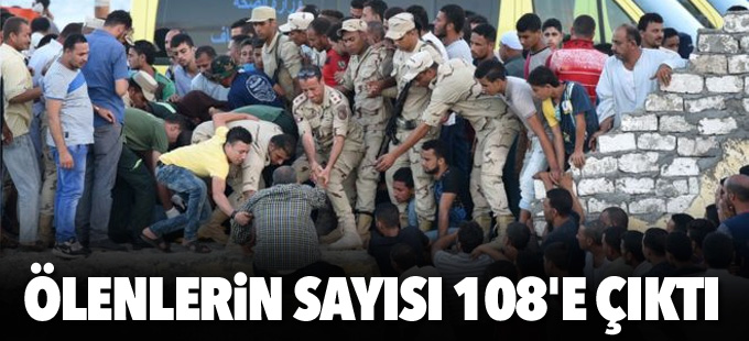 Mısır'da batan mülteci teknesinde ölenlerin sayısı 108'e çıktı