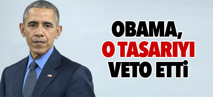 Obama, 11 Eylül tasarısını veto etti