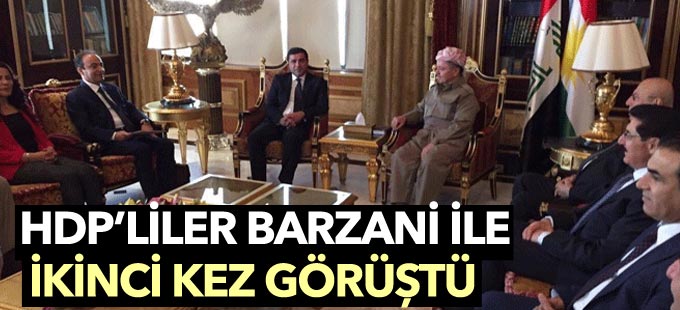 HDP heyeti Barzani ile ikinci kez görüştü