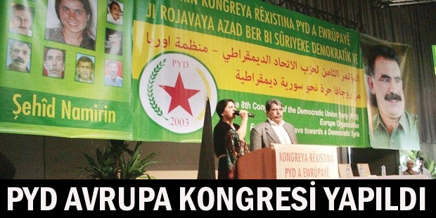 PYD, 8. Avrupa kongresini Brüksel'de düzenledi