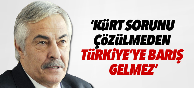 Rutkay Aziz: Kürt sorunu çözülmeden Türkiye’ye barış gelmez