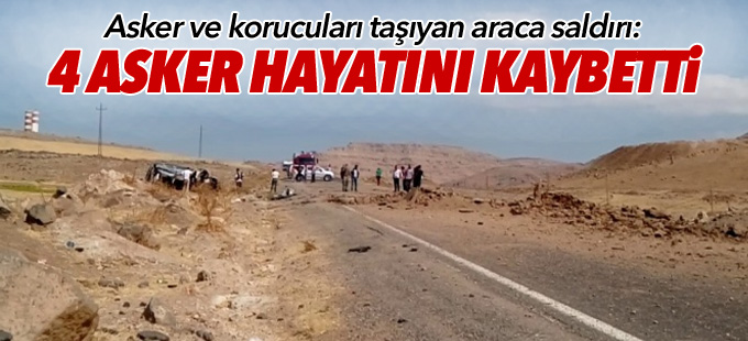 Derik'te patlama: 4 asker hayatını kaybetti