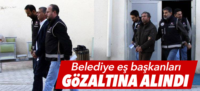 Karakoçan Belediye Eş Başkanları gözaltına alındı